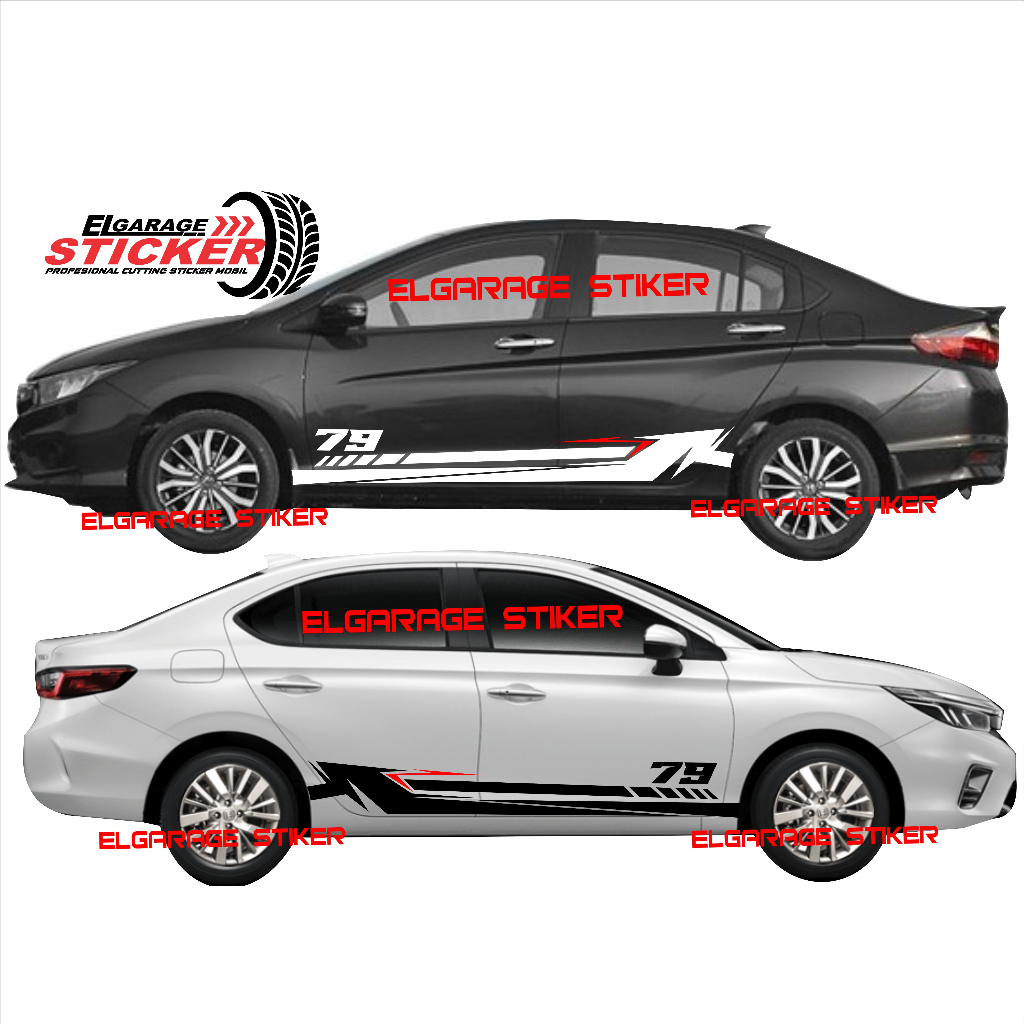 Stiker mobil all sedan cutting stiker body mobil sedan stiker sedan vios camry accord civic city dll