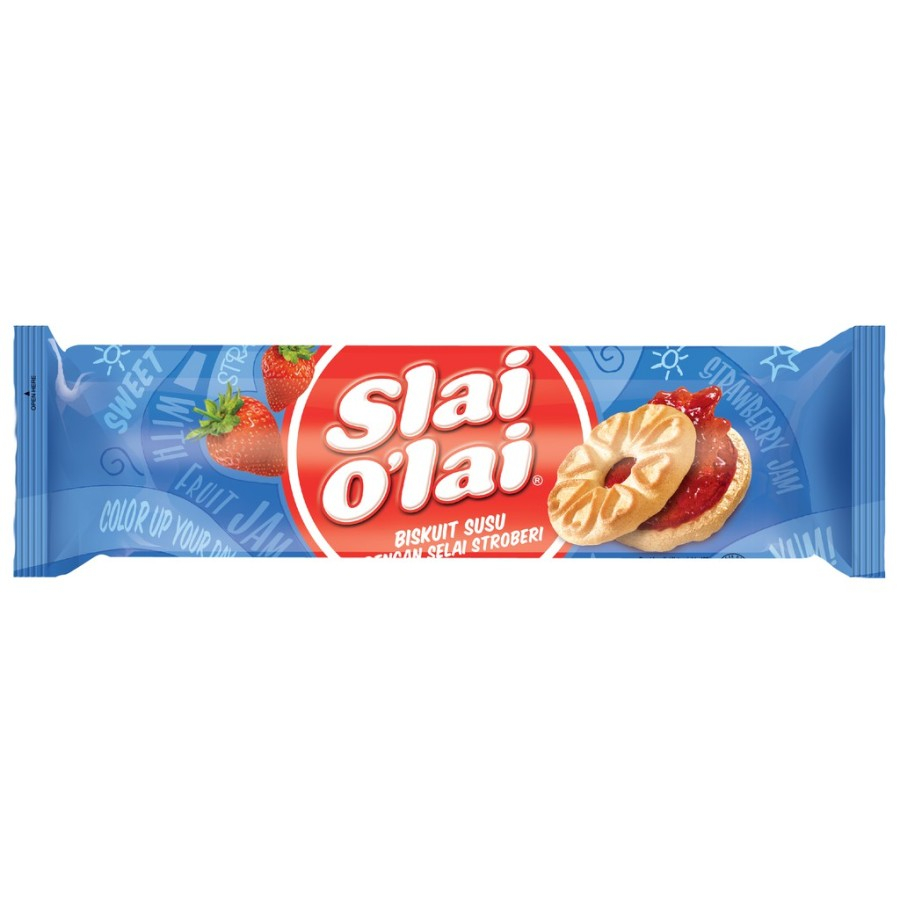 

Slai Olai Biskuit Selai Strawberry 128 gram