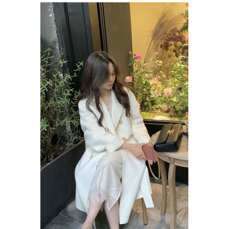 ☁️ WINTER COAT ☁️ COAT MANTEL MUSIM DINGIN PUTIH CREAM JEPANG CHINA IMPORT THAILAND KOREA COAT MUSIM