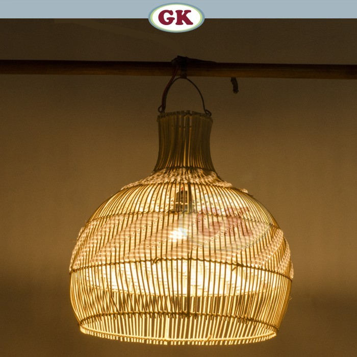 D40 Lampu rotan gantung/ Lampu ceiling/ Lampu hias 1004