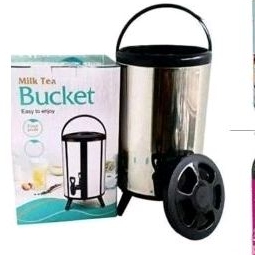 milk tea  bucket stainless 10 liter.a