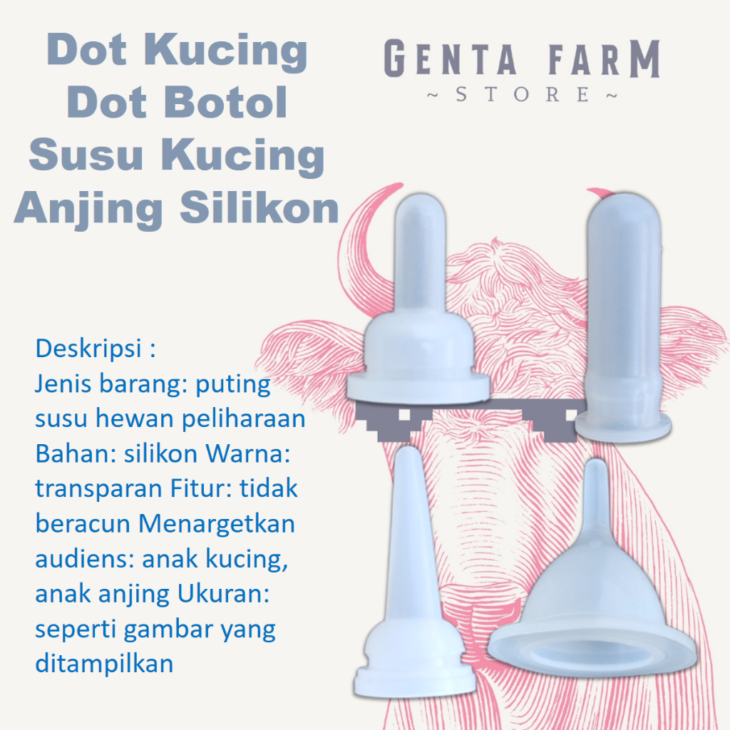 Dot Kucing Dot Botol Susu Kucing Anjing Silikon