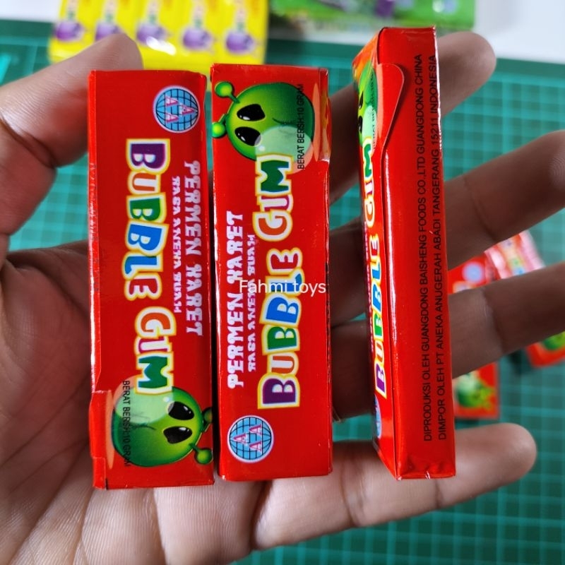 

20 pcs bubble gum permen karet rasa buah