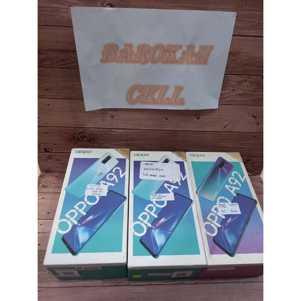 OPPO A92 8/128 GB  SECOND FULLSET