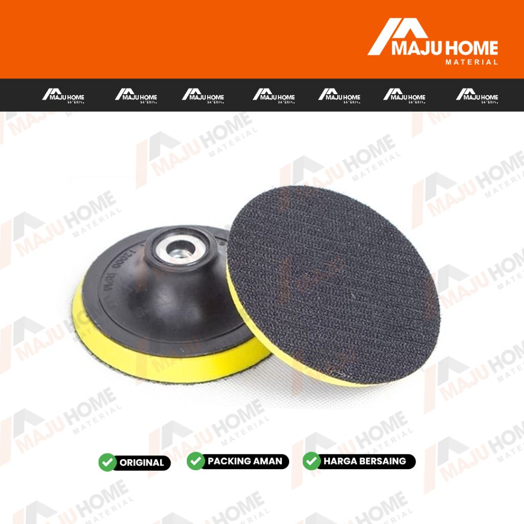 Modern Tatakan Amplas Velcro Pad Gerinda 4" Inch