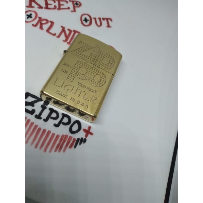 korek api zippo 2x denting original gold kualitas teratas