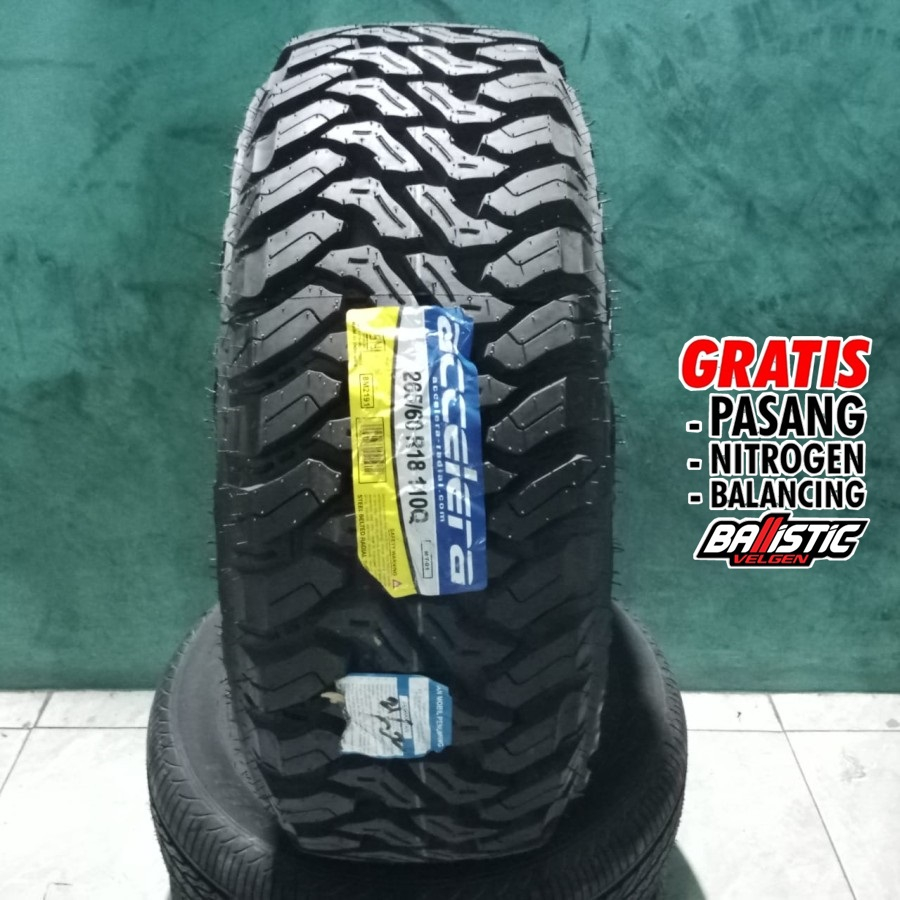 Ban Accelera M/T-01 265/60 R18 ban mobil offroad ring 18 tubles
