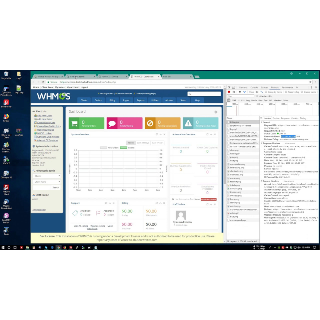 WHMCS ORIGINAL LIFETIME LICENSE UPDATE NEW VERSION