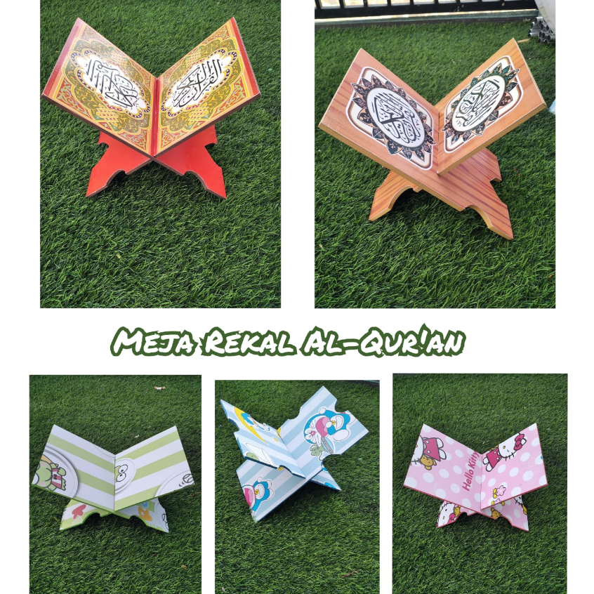 Rehal Quran Meja Duduk Al - Quran Rehal Meja Quran Karakter dan Batik