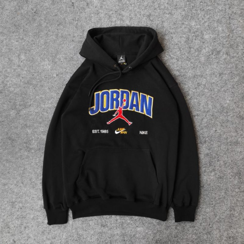 SWEATER HOODIE NIKE X AIR JORDAN BORDIRB FULLTAG LABEL