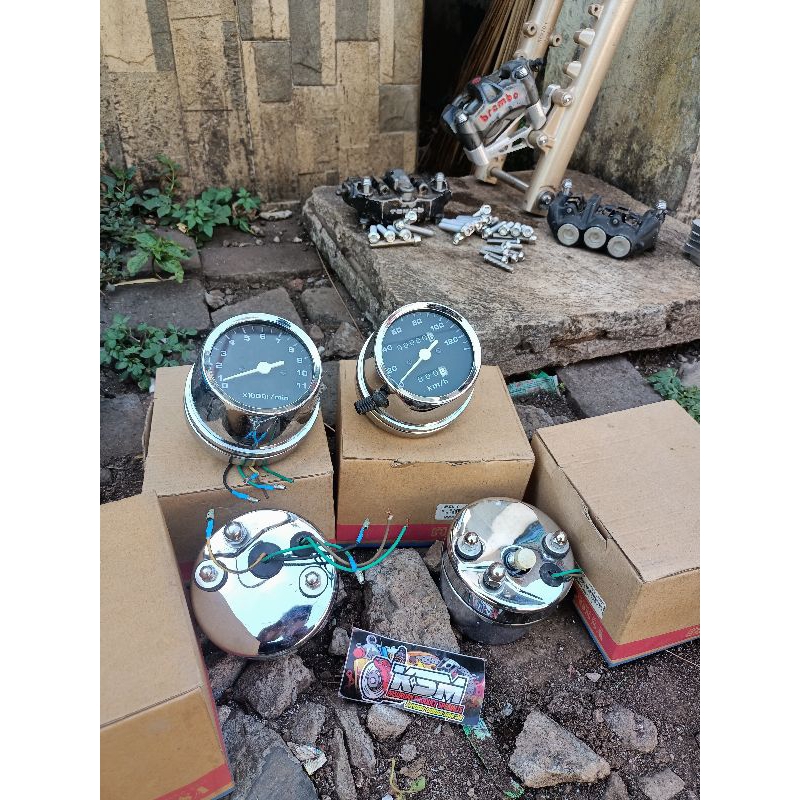 PROMO SPEEDOMETER BULAT DAN RPM (KODE TOSA )TAKO SPEEDOMETER BULAT/ODOMETER