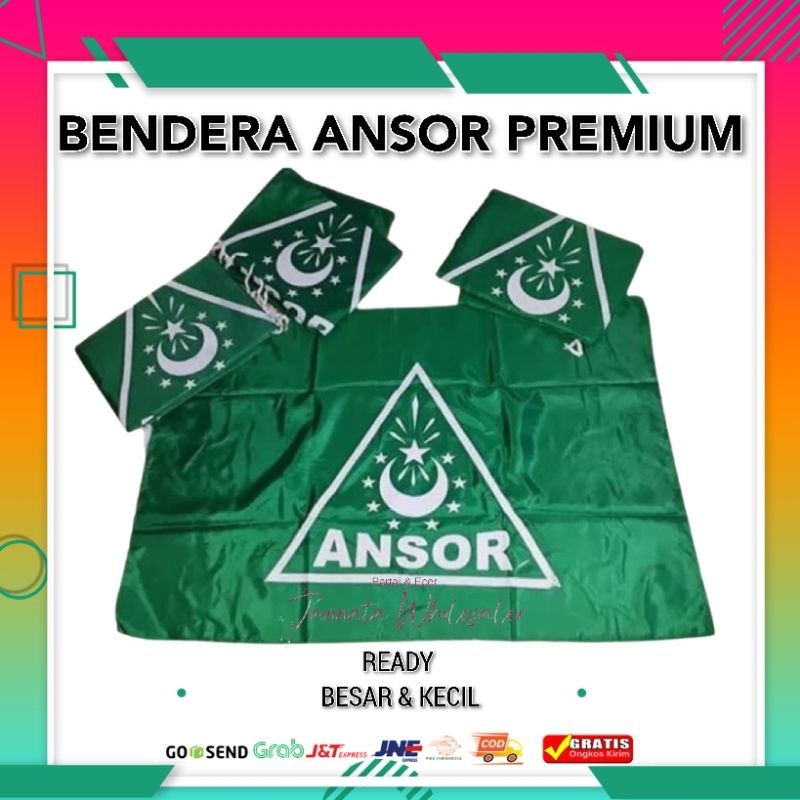 Bendera Ansor Premium | Bendera Nahdlatul Ulama Ansor
