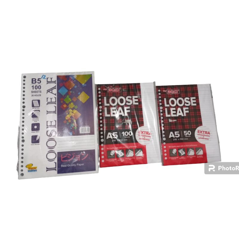 

looseleaf