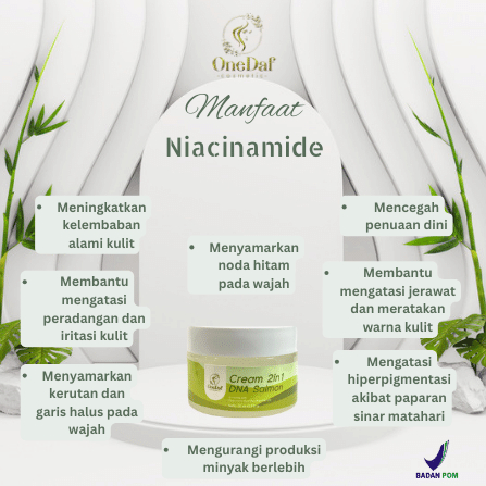 Onedaf Skincare - Brightening Cream 2in1 DNA Salmon Day N Night Cream