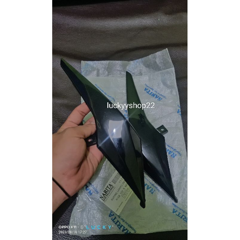 kuping lampu set kanan/kiri batok depan honda cb 150R new led.