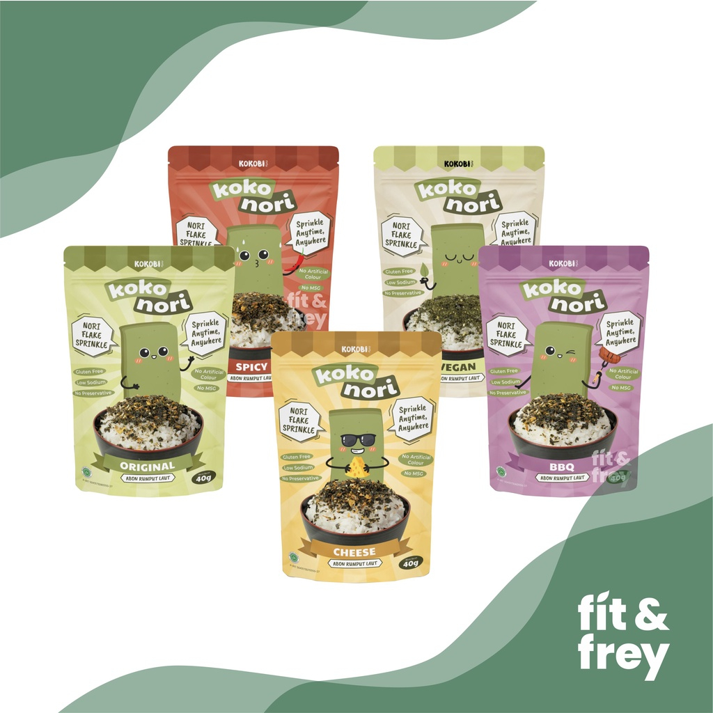 

Abe Food Kokobi Koko Nori - Abon Nori Rumput Laut Tabur 40gr