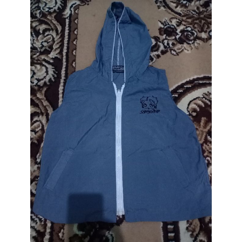 vest hoodie parasut betty boop