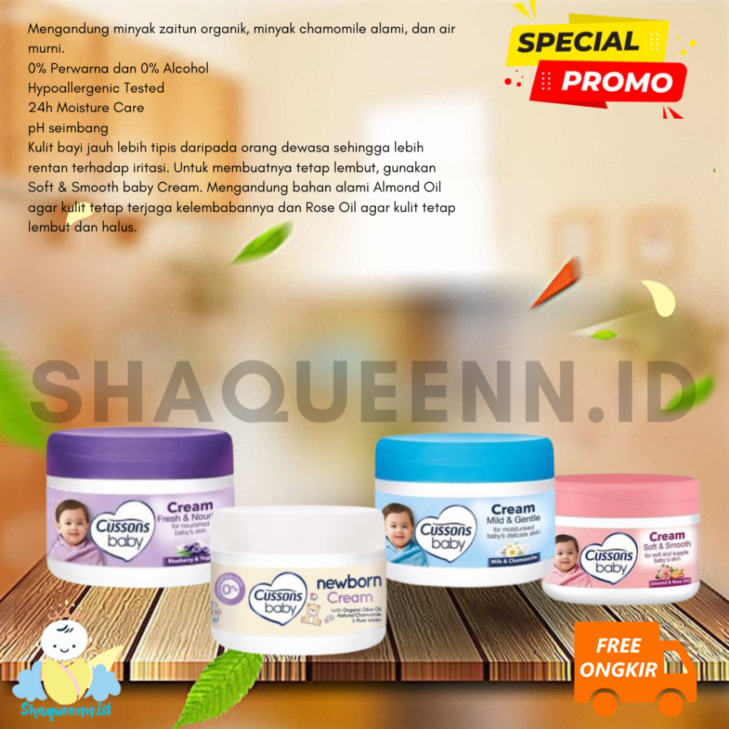 Cussons baby Cream Cussons cream wajah baby 50gram