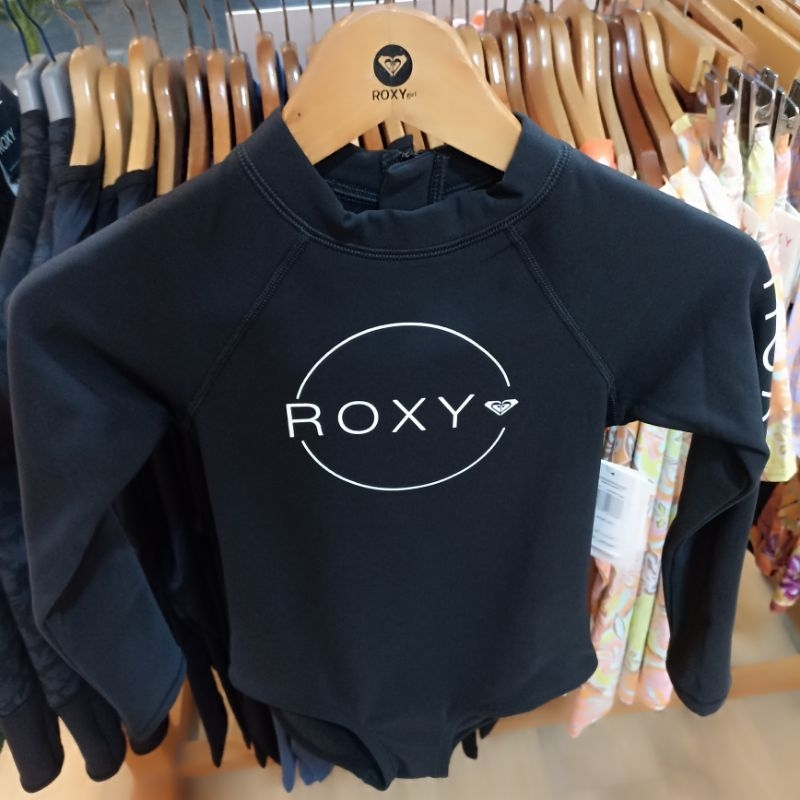 BAJU RENANG ANAK PEREMPUAN ROXY ORIGINAL HEATER ONESIE LS