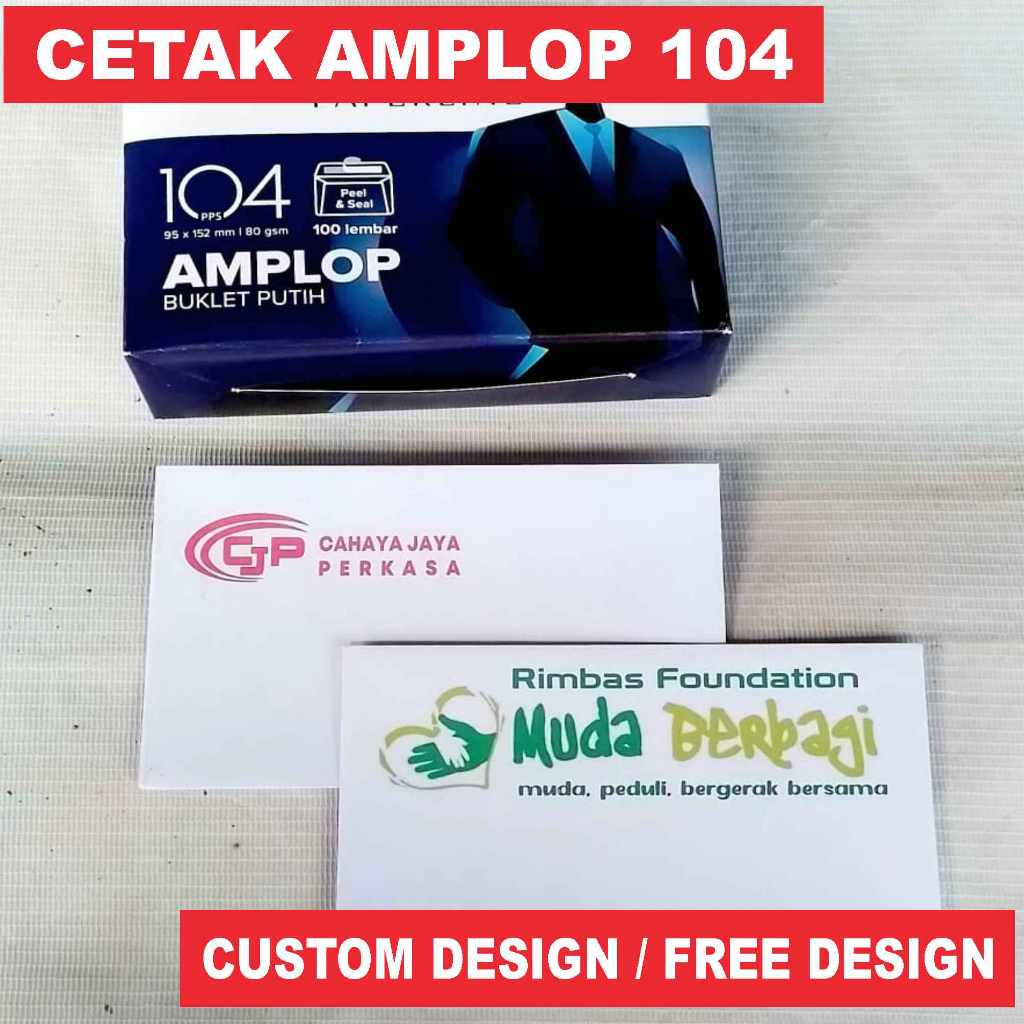 

Amplop Cetak Satu Pack Amplop 104 Design Custom