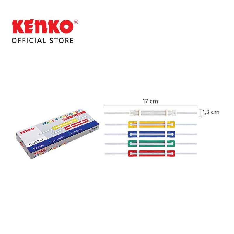 

paper fastener kenko 8cm (1 pack isi 50 pcs)