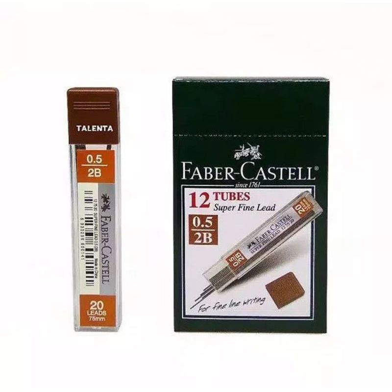 

isi pensil // refil pensil mekanik Faber-Castell 0.5 dan 0.7
