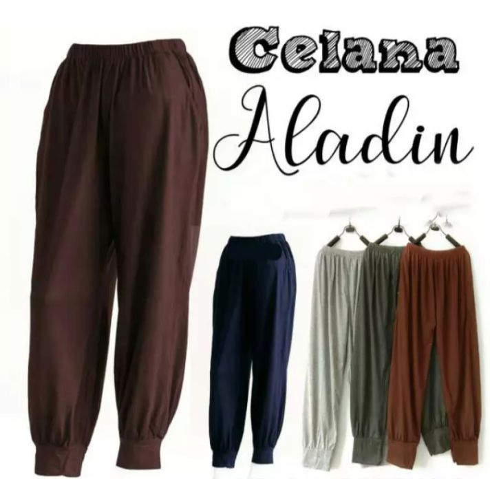 Celana Aladin Panjang Santai / Celamis Aladin Panjang Santai Harian / Celana Santai Aladin Wanita Un