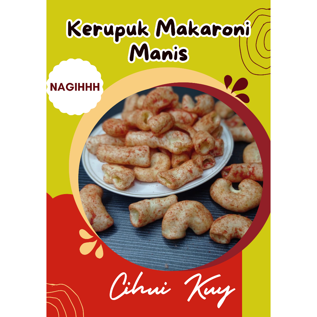 

Makaroni Bawang Manis / Makaroni Renyah / Makarani Gurih / Makaroni Murah / @200gr