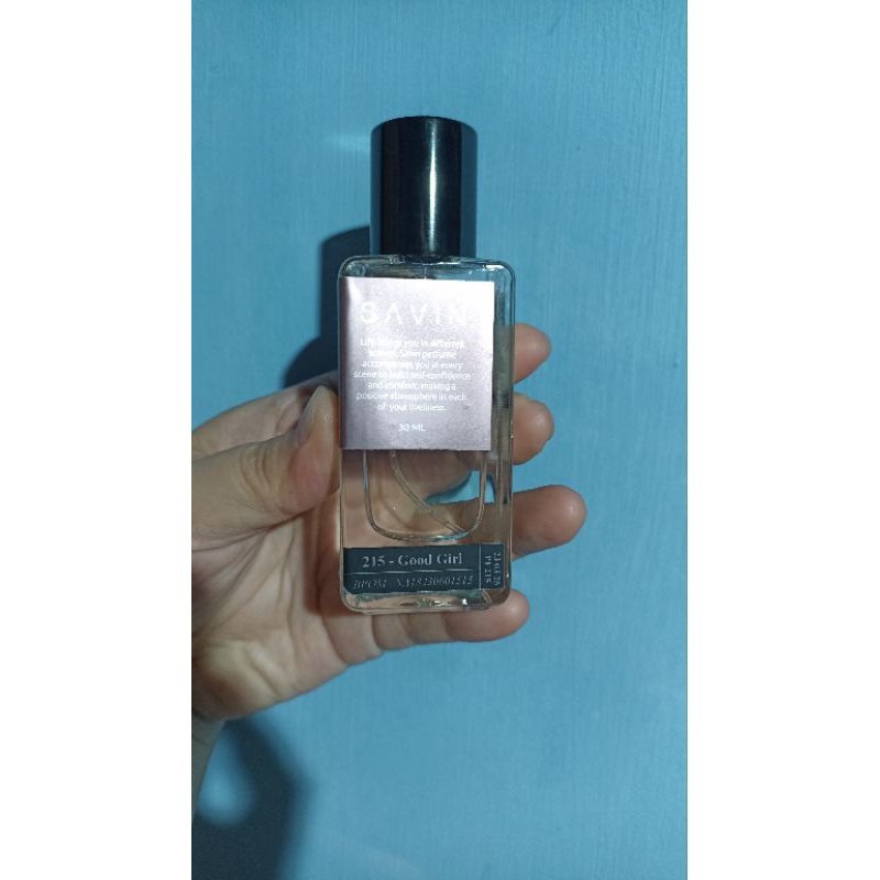 Preloved parfum Savin Goodgirl 215