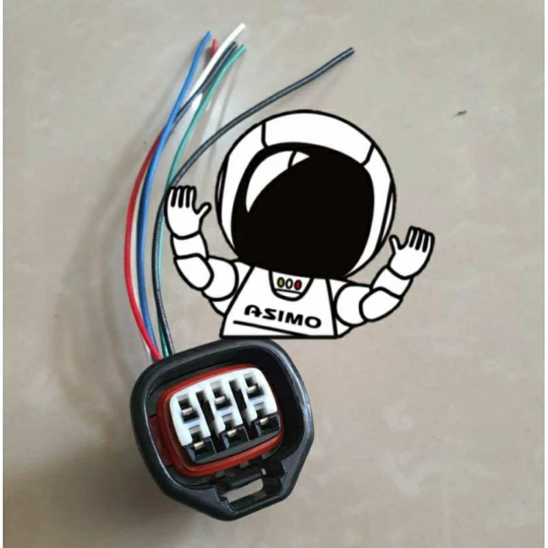 soket dinamo power drive window acclerator pedal gas original daihatsu xenia rocky sigra ayla terios