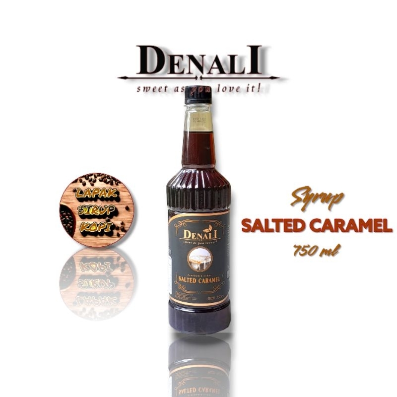 

Denali - Salted Caramel syrup 750ml - sirup minuman rasa salted caramel
