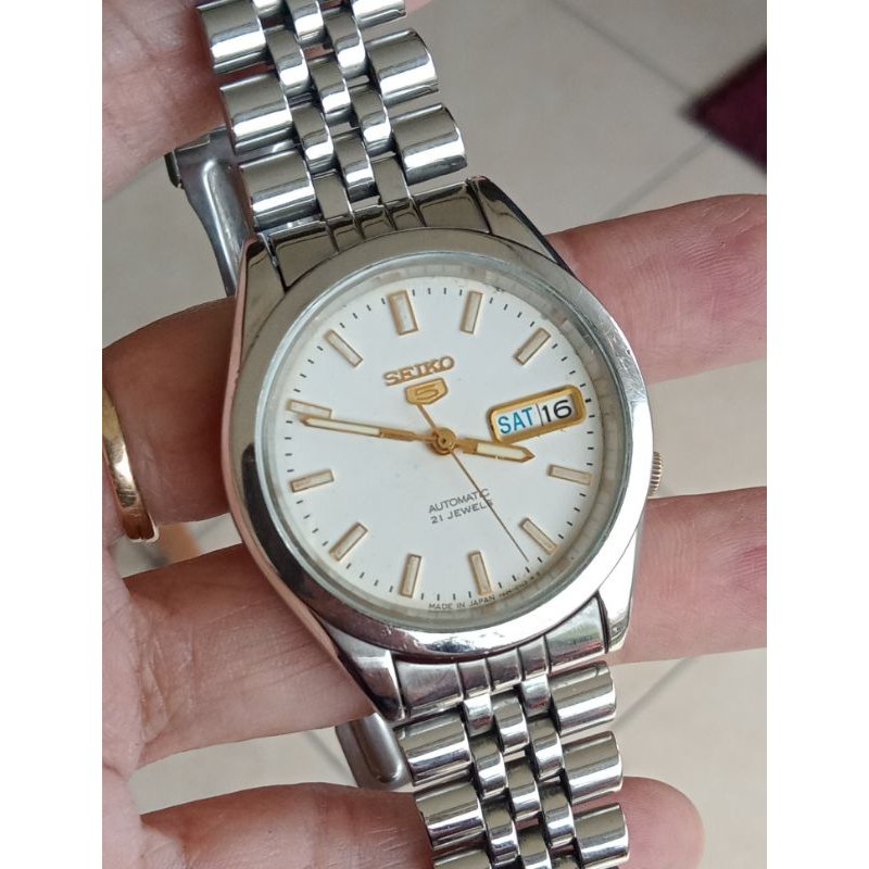 Seiko Automatic cal 7s26-00X0 White dial 