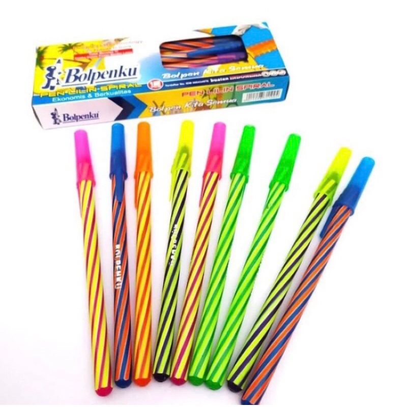 

Pulpen Lilin Spiral Bolpenku (1 pack/12 pcs )