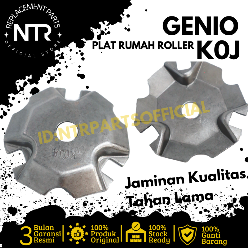 PLATE RAMP - plat tutup rumah roller genio beat 2020 deluxe scoopy 2020