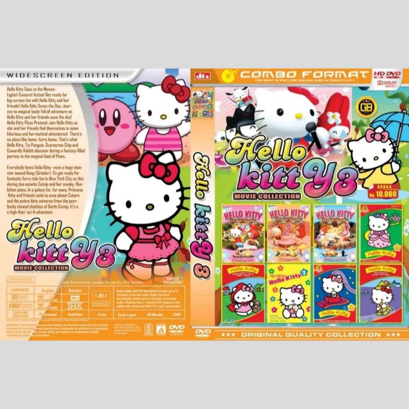 Kaset Koleksi Film Kartun Anak Anak Hello Kitty Vol 3