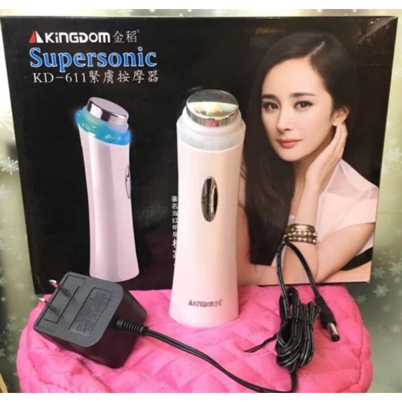 alat facial supersonik LED detox wajah kingdom