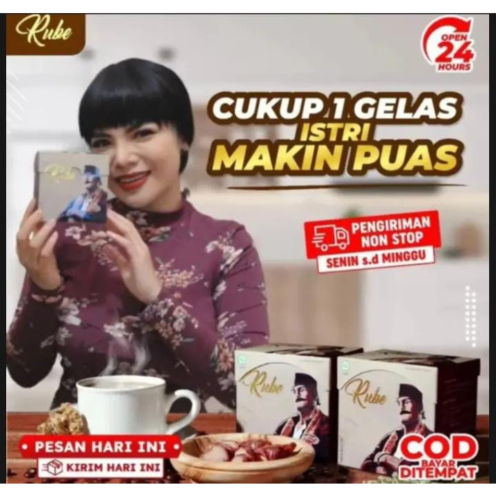 

NO.1 Kopi Rube 1 Box 5 Sachet Original - Kopi Rube Stamina Pria Bpom Halal Trust