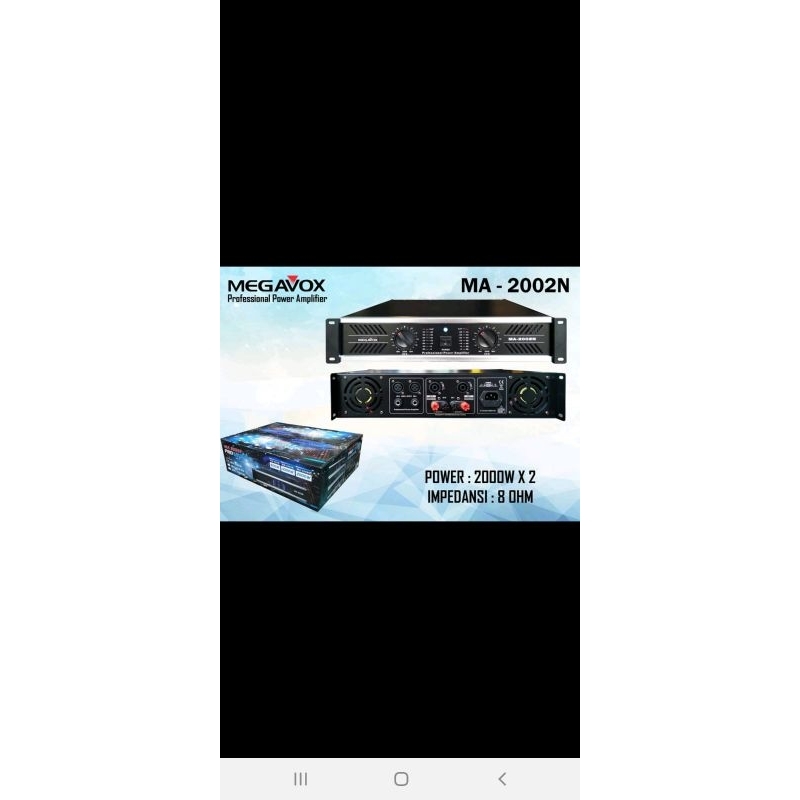 Power build up Megavox 2002 ORIGINAL