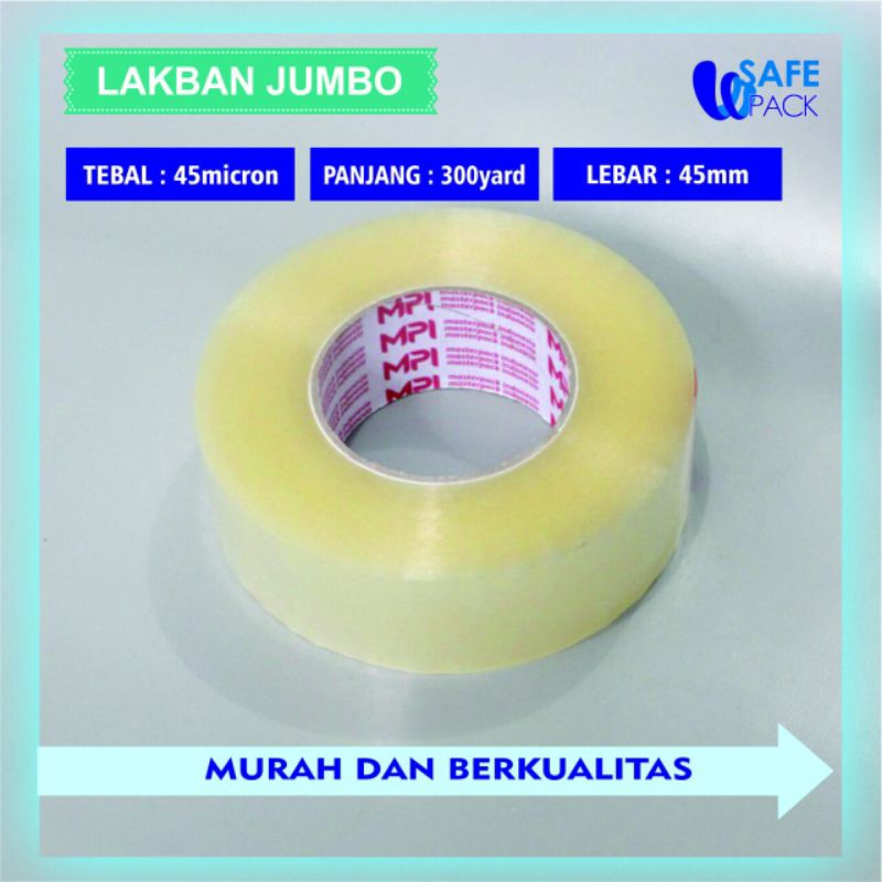 

Lakban Bening JUMBO 300 Yard MPI