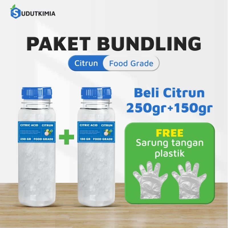 Biang Citrun | Citrun Acid | Food Grade | Pembersih Serbaguna