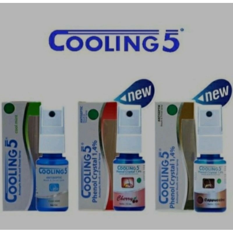 Cooling 5 Spray obat sariawan dan bau mulut