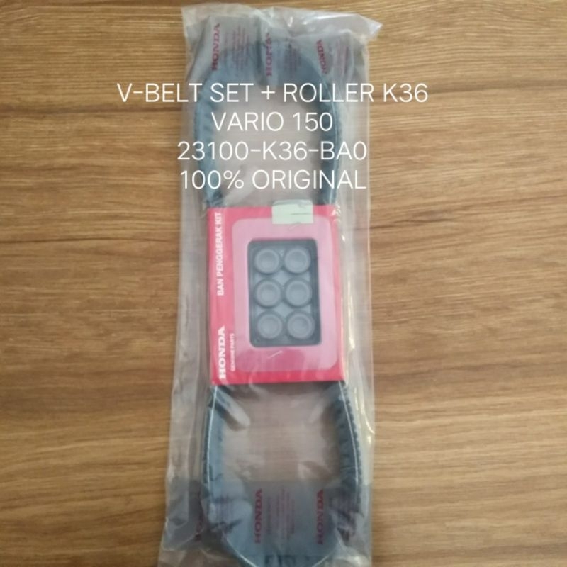 Vanbelt K36 Set Roler Vario 150 V-belt Vario 150 Original Honda