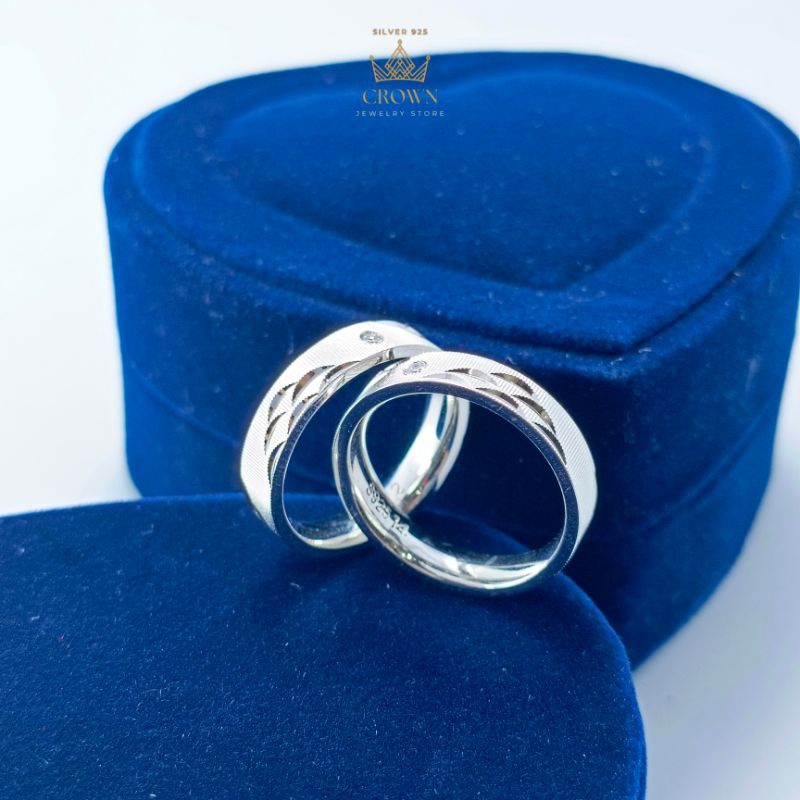 Cincin Silver 925 Perak Asli Model Dincin Dave | Cincin Nikah | Perak 925