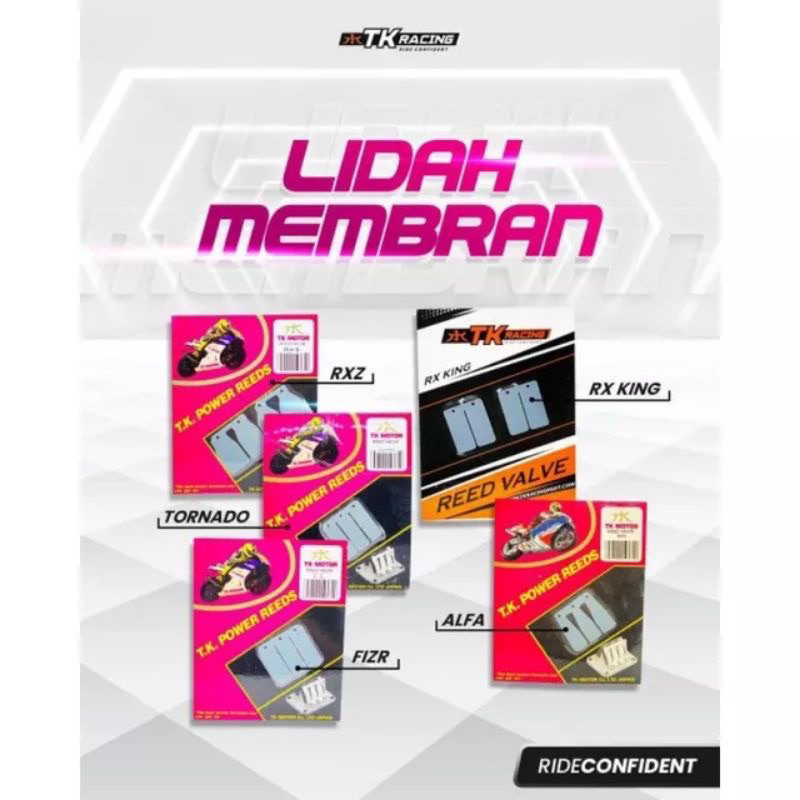 Lidah membran TK racing Alfa Fizr Rxz Rx king Satria 2tak