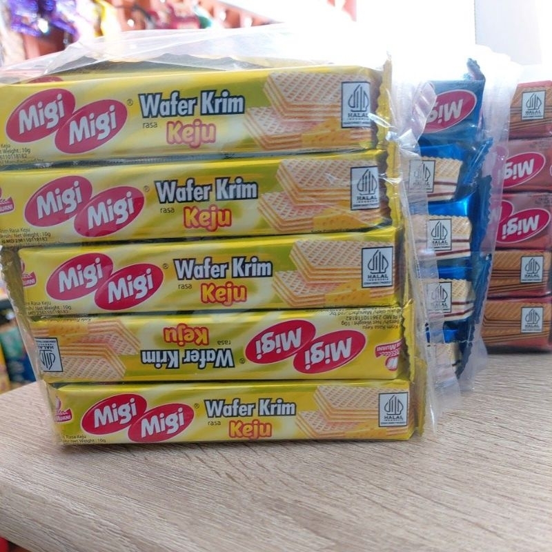 

Migi Migi Wafer krim Isi 10 pcs