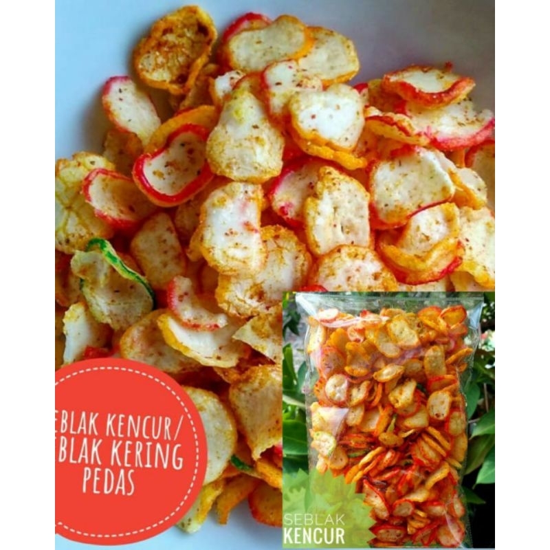 

Snack kerupuk seblak kencur/ Kerupuk seblak pedas