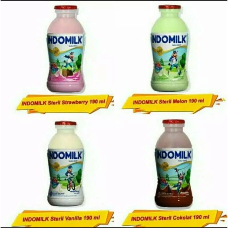 

INDOMILK KIDS Susu Botol 190 ML