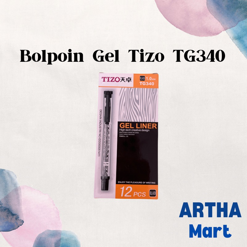 

TIZO - Pen Ball Point Gel TG340 1 mm- Pcs