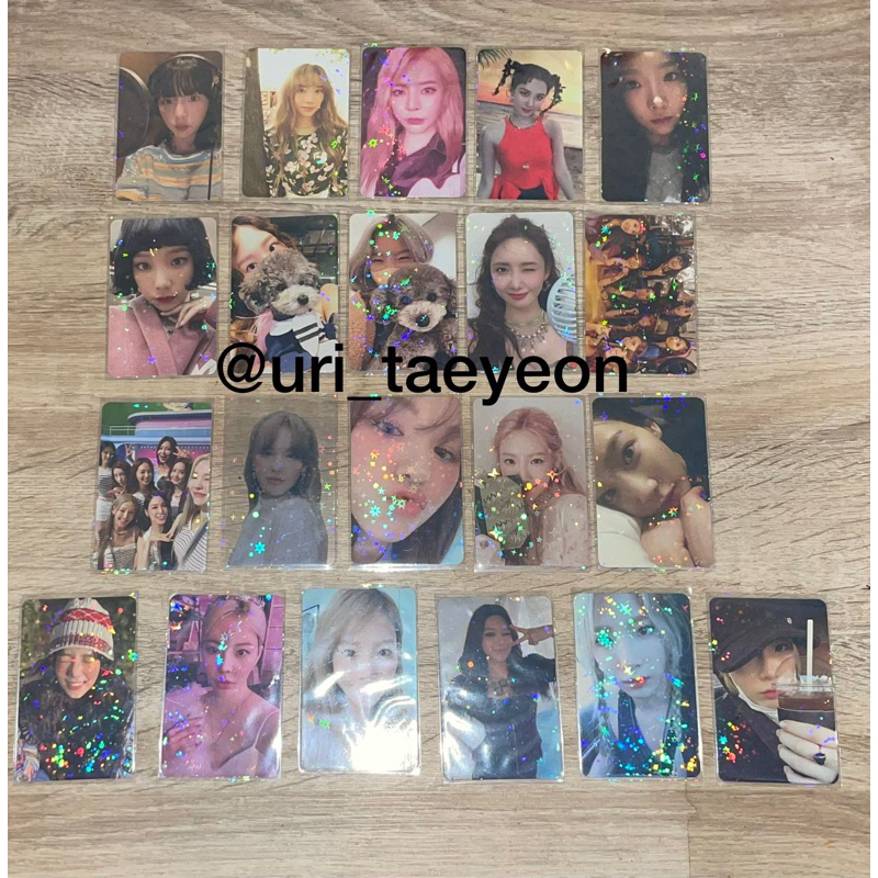 [uri_taeyeon] Photocard SNSD, TAEYEON, WENDY
