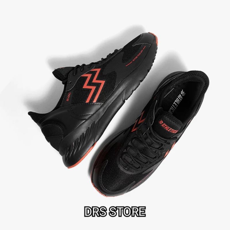 DRS STORE Athletica Official Shop - RX-King Black Red | Sepatu Olahraga | Sepatu Running | Sneakers